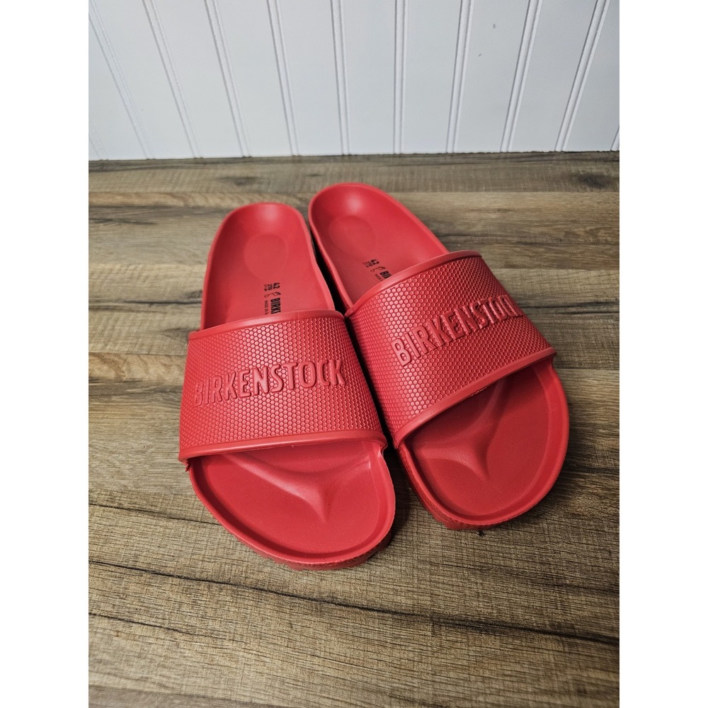 Birkenstock Barbados Red EVA Slides Sandals Men's EU 42 / US 9 New No Tags
